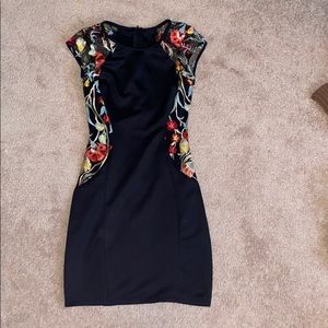 Embroidered flowers Macy’s Dress